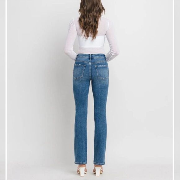 Loveret by Vervet Paramount High Rise Slim Bootcut Jeans Plus Sz 16 - Picture 2 of 12